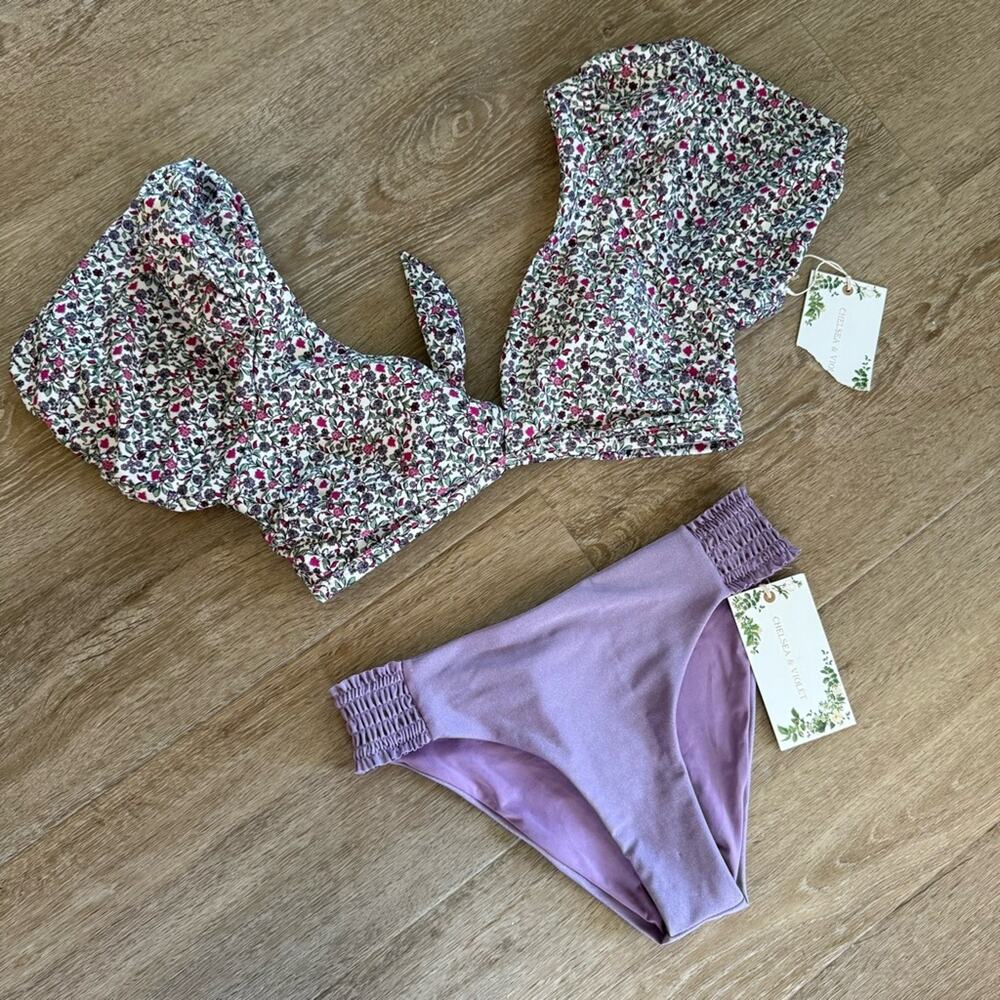 Chelsea & Violet Floral Print Bikini Set